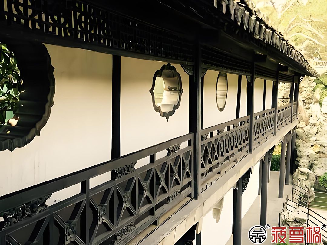 复廊花窗，传统与现代的完美融合